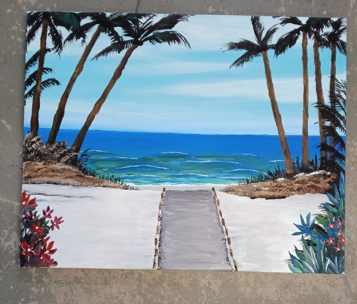 Pathway to the Beach Original Painting