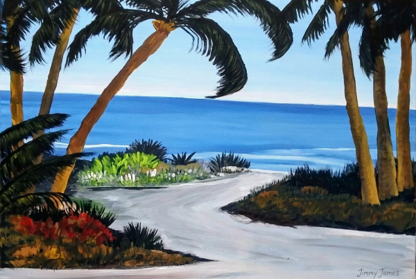 Beach Road Next Door Framed Art Print, 8 x 10
