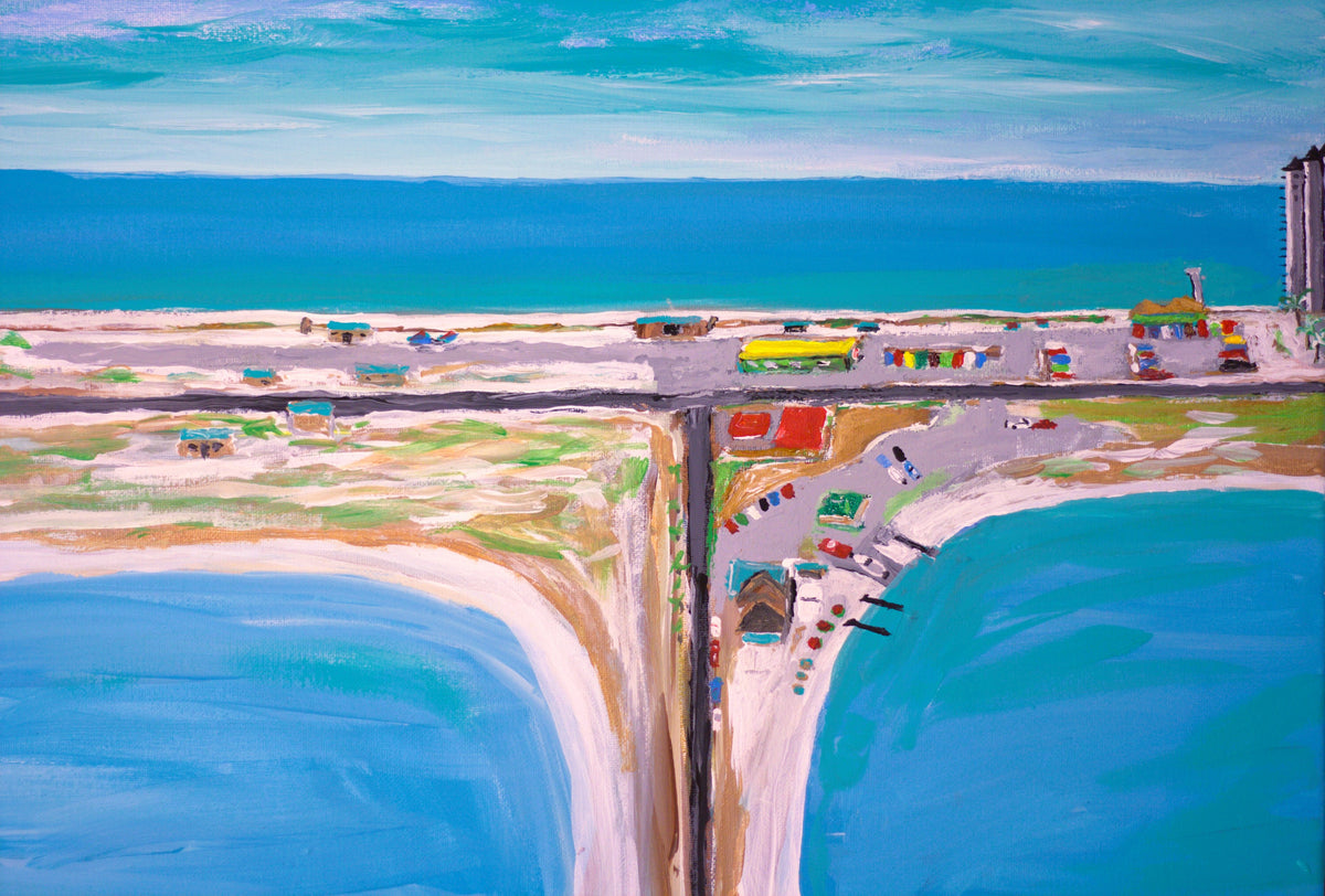 Birds Eye View Navarre Beach Print