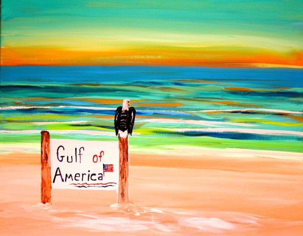 Gulf of America Flat Print