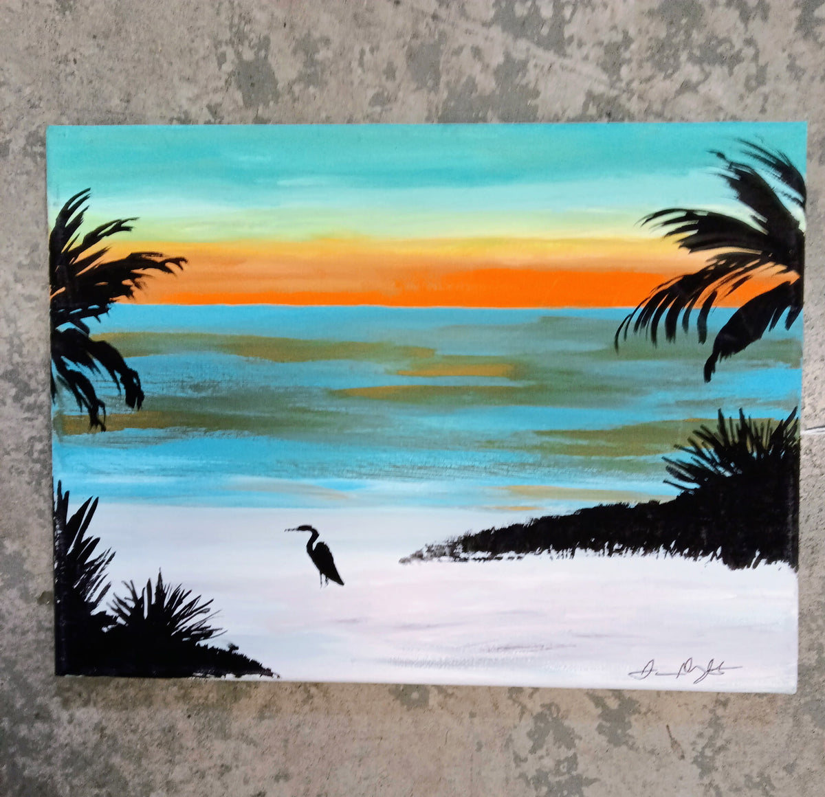 Fred at Sunset Original Painting