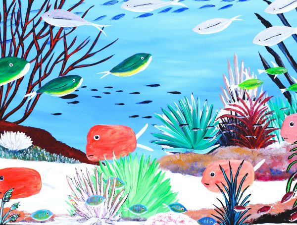 Large Fish Print