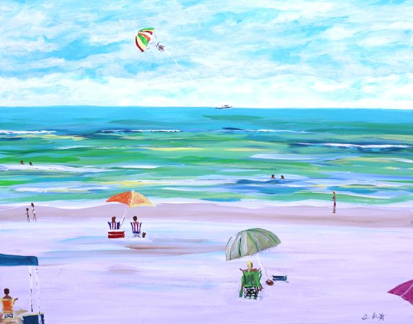 Parasailing Print