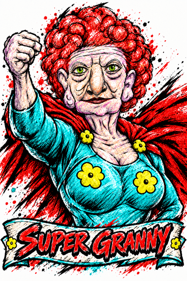 Super Granny Print