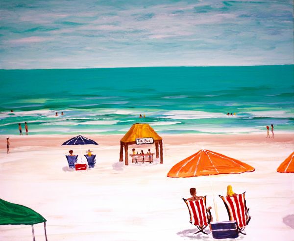 Tiki Bar Print