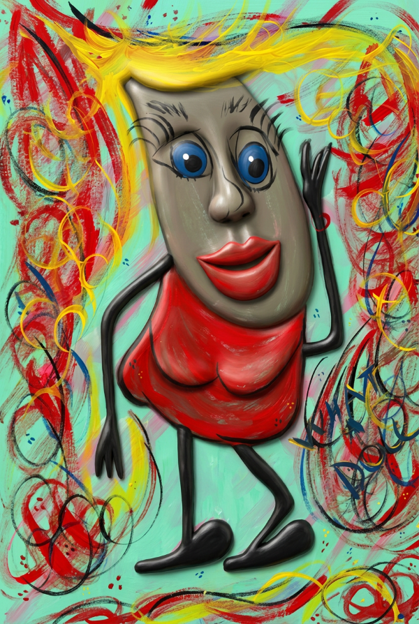 What A Doll Isabella Framed Art Print, 8 x 10