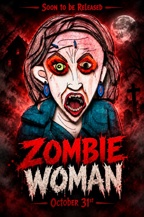 Zombie Woman Print