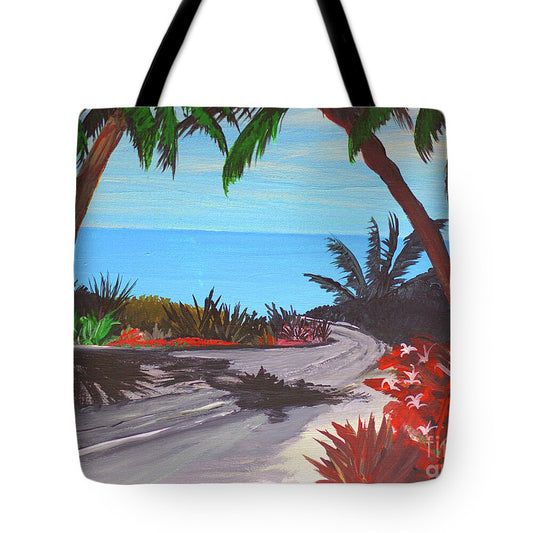A walk through the Palms - Tote Bag