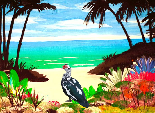 Carla's Palms Framed Art Print, 8 x 10