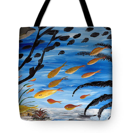 Fish in Hiding - Tote Bag
