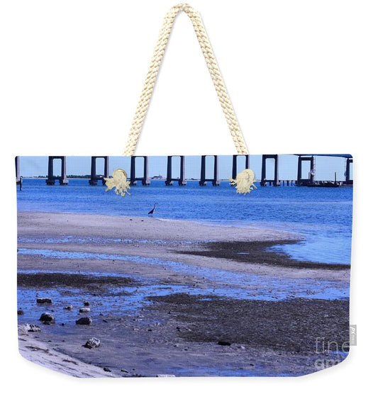 Low Tide on Santa Rosa Sound - Weekender Tote Bag