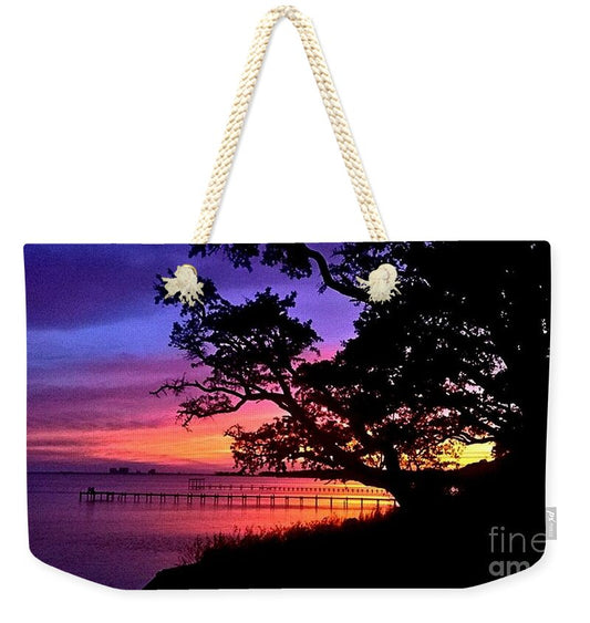 Sunset on the Sound - Weekender Tote Bag
