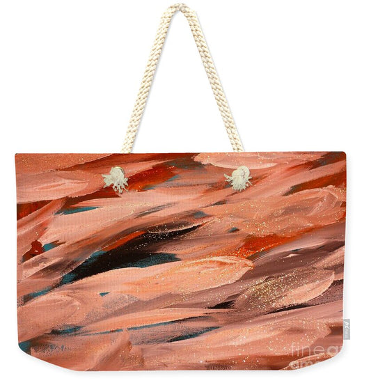 Swirling Hues of Autumn - Weekender Tote Bag