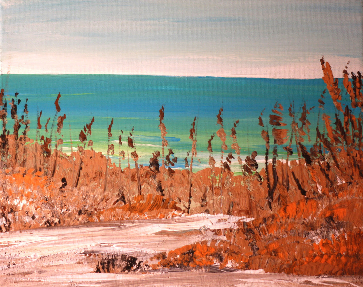 Weeds on the Beach Print