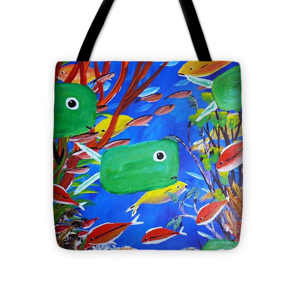 Green Fish 1 - Tote Bag