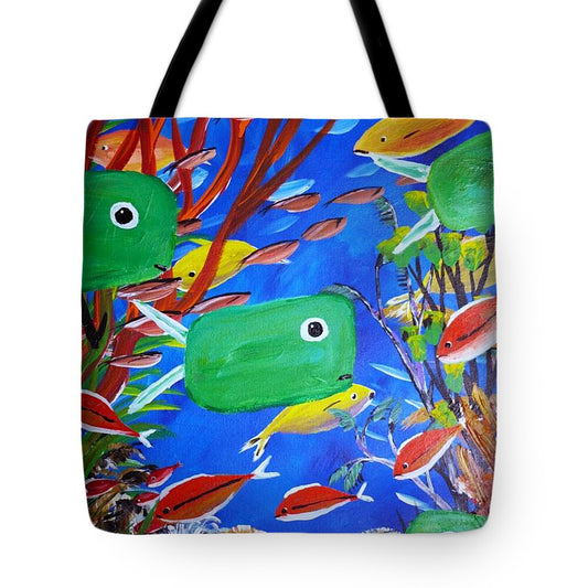 Green Fish 1 - Tote Bag