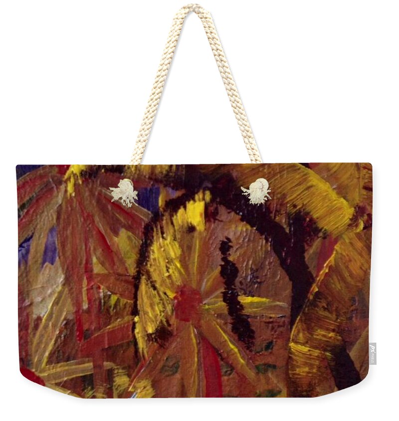 Palms in color 1 - Weekender Tote Bag