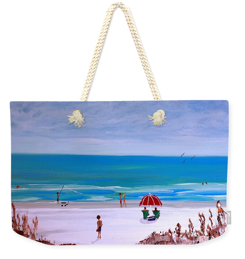 Serene Day at the Beach 2 - Weekender Tote Bag