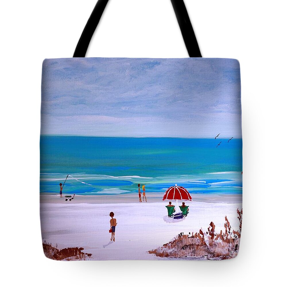 Serene Day at the Beach 2 - Tote Bag