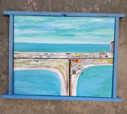 Birds Eye View Original Painting