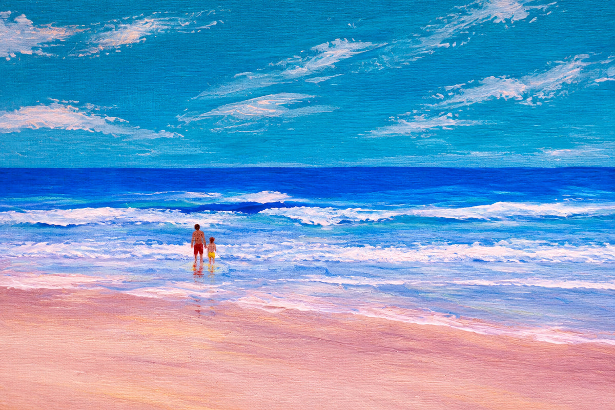 A Perfect Beach Day Print