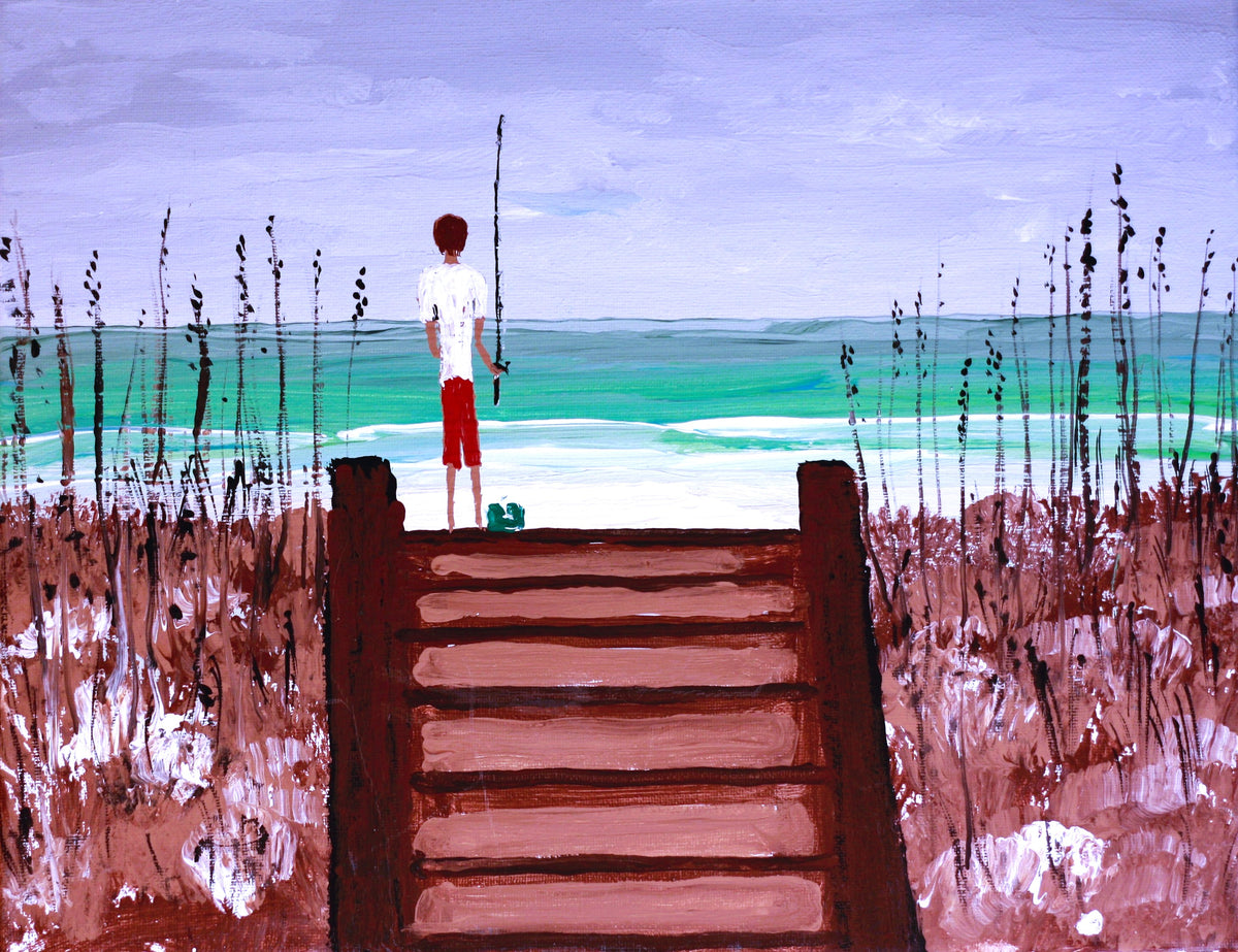A Good Day for Fishing Print