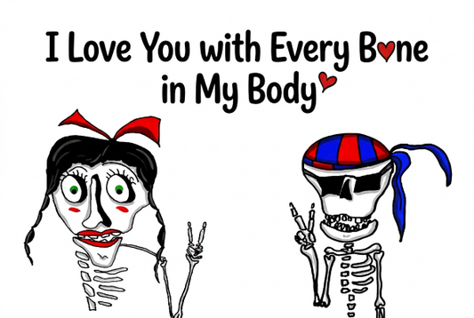 Bone Love Framed Art Print, 8 x 10