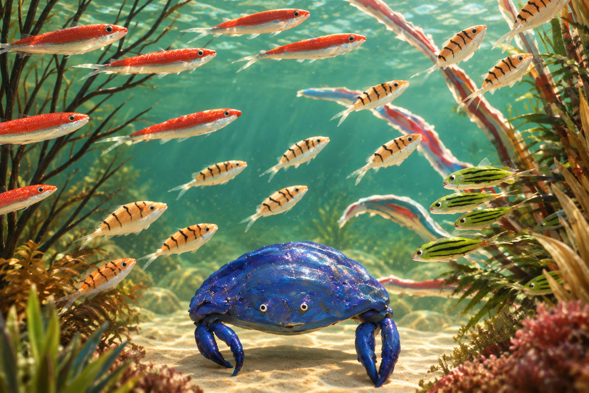 Colorful Underwater Scene Print