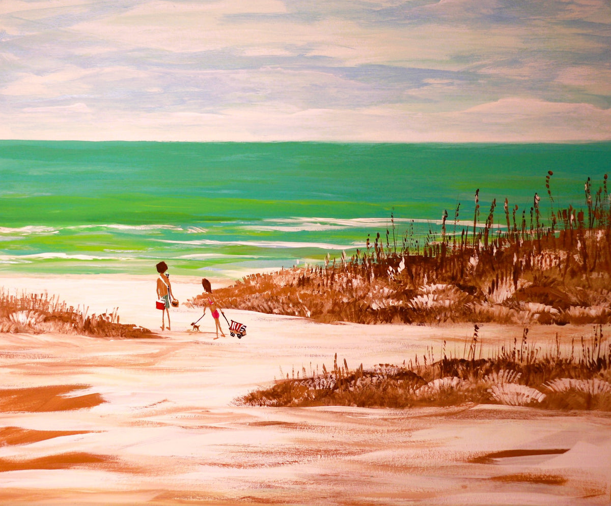 Headed to the Beach Print