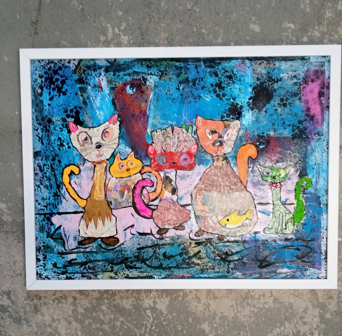 What A Cat Original Painting