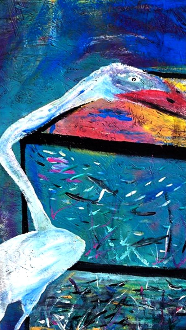 King Fish Framed Art Print, 8 x 10