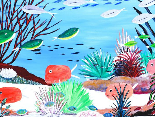 Large Fish Framed Art Print, 8 x 10