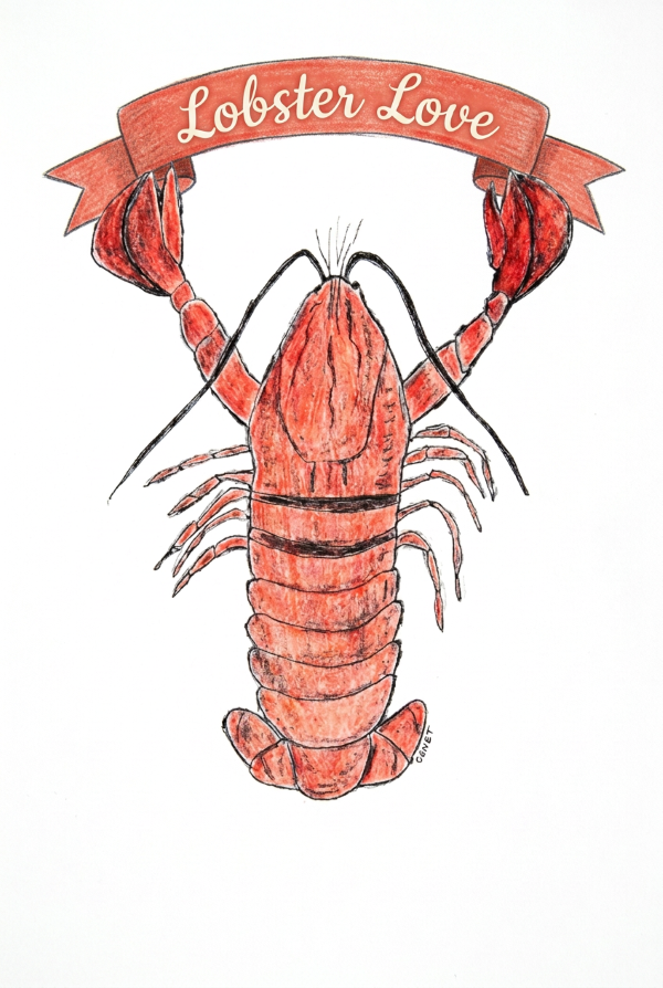 Lobster Love Print