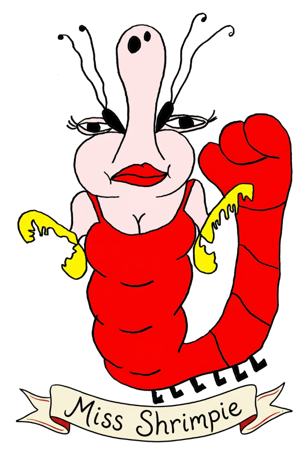 Miss Shrimpie Print