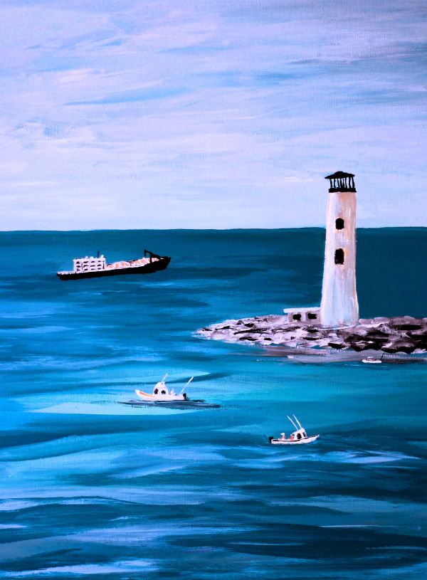 Mobile Bay Lighthouse Print