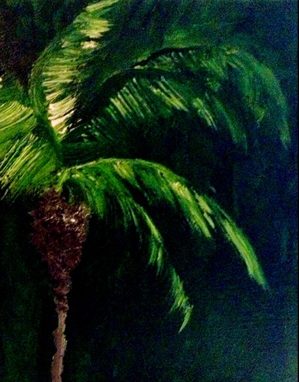 My Green Palm Framed Art Print, 8 x 10