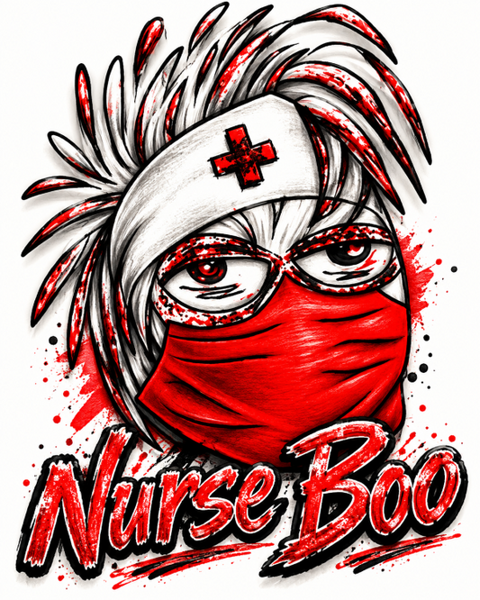 Nurse Boo Print