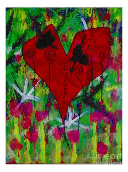 Oh My Green Heart Prints