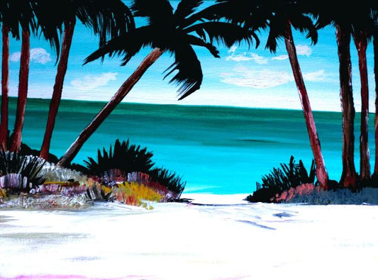 Palms of Navarre Framed Art Print, 8 x 10