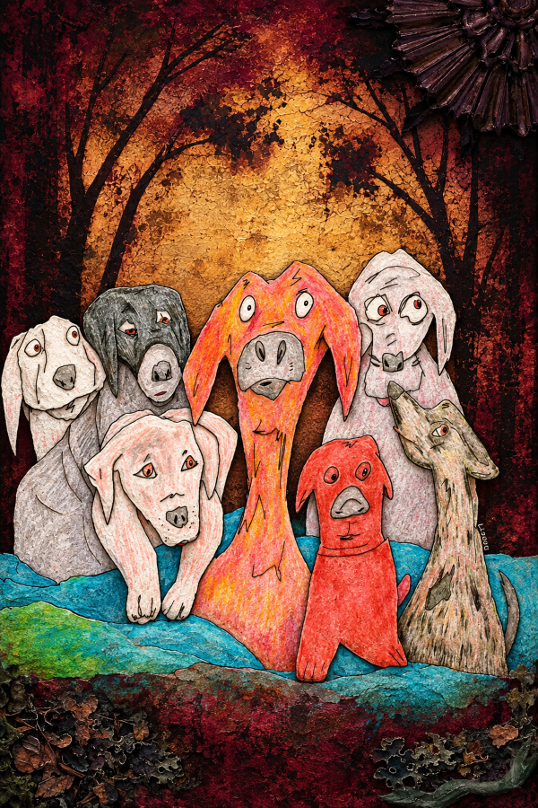 Salty Dogs Print