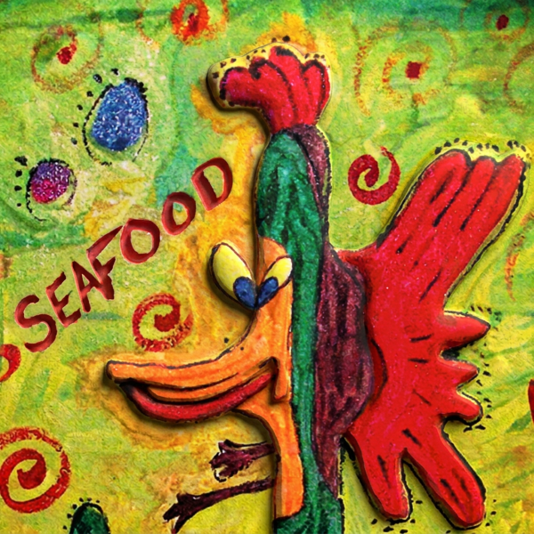 Seafood Framed Art Print, 8 x 10
