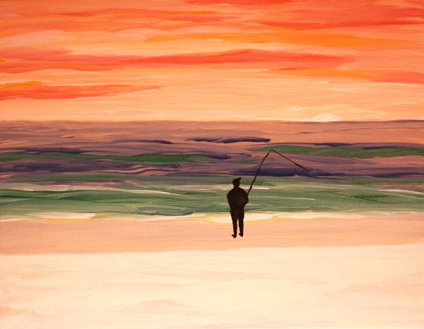 Sunset in Navarre Print