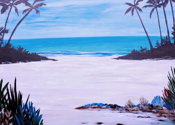 Teresa's Palms Print