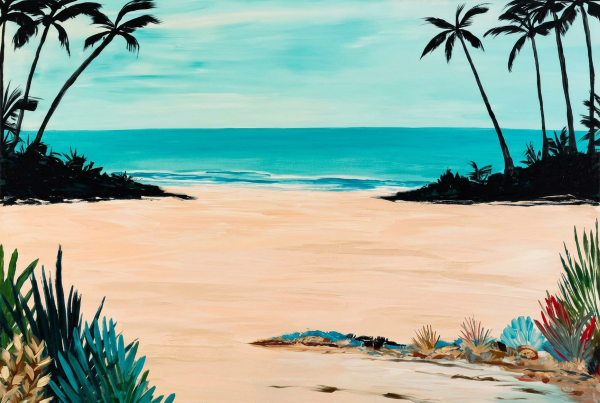 Teresa's Palms Framed Art Print, 8 x 10