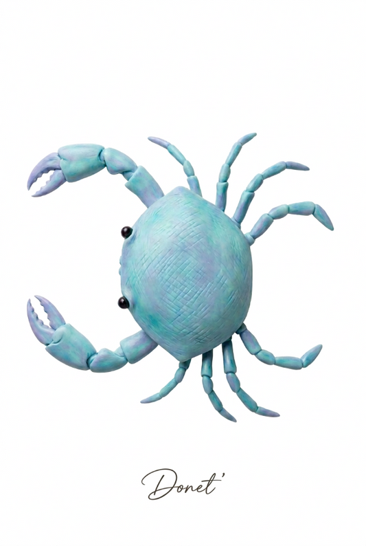 The Light Blue Crab Framed Art Print, 8 x 10