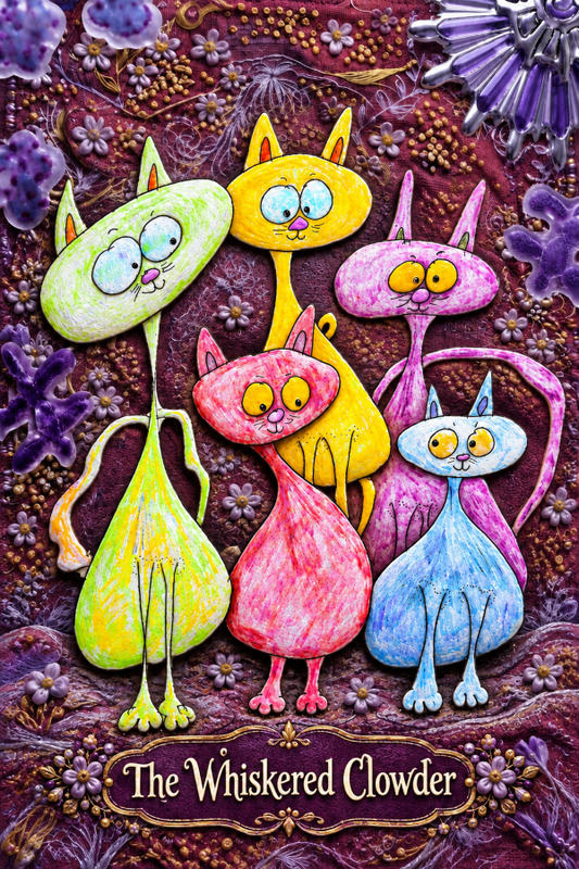 Sandy Cats Print