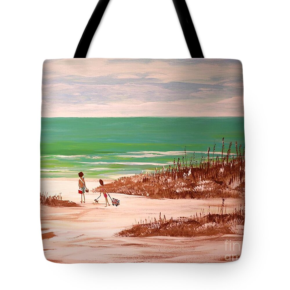 A couple's day at the Beach - Tote Bag