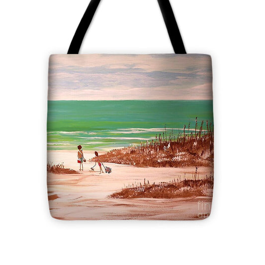 A couple's day at the Beach - Tote Bag