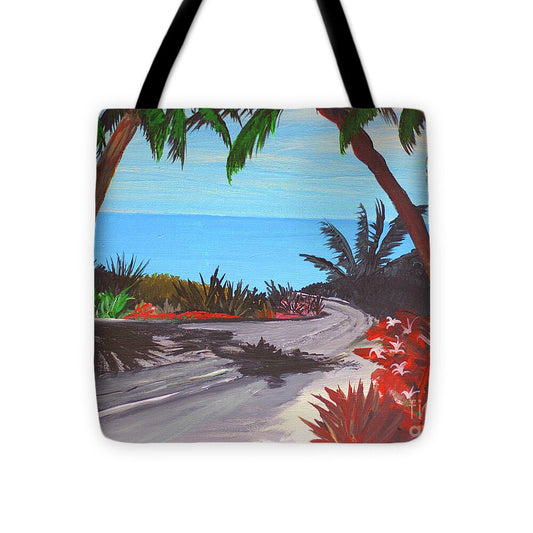 A walk through the Palms - Tote Bag