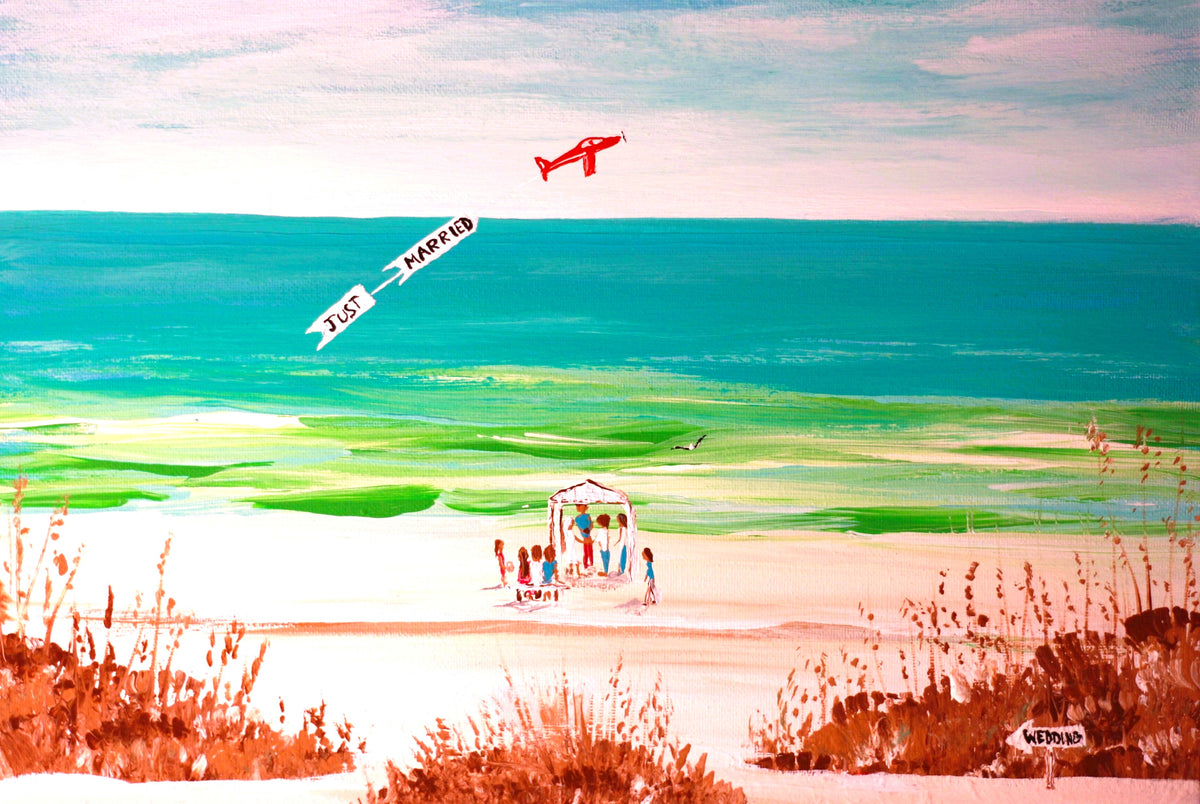 Beach Wedding Print